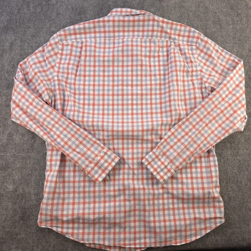 J Crew Lightweight Shirt Large Long Sleeve Button Down Multicolor Plaid‎ Cotton